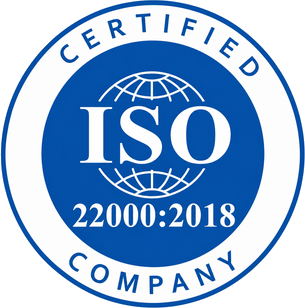 ISO 22000:2018 certified